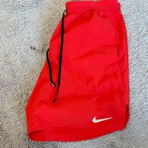 Nike Men's Dri-Fit Red Running Shorts